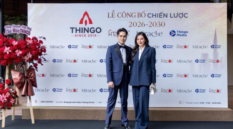MC Thái Dũng điển trai và lịch lãm tại sự kiện chiến lược của Thingo Group